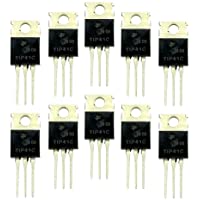 10x TIP41C NPN Transistor De Potencia Amplificador De Conmutación A-220 100V 6A 65W